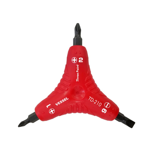 Vessel Brand Three Point Driver TD-210 - High-Quality Precision Tool-Kiichin - The #1 Place for Japanese Goods in Your Hand!