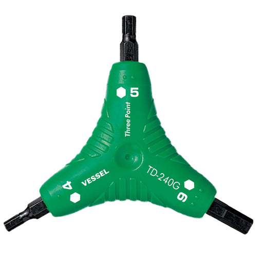 Vessel Brand TD-240G Hex Driver - Three Point Vessel Precision Tool-Kiichin - The #1 Place for Japanese Goods in Your Hand!
