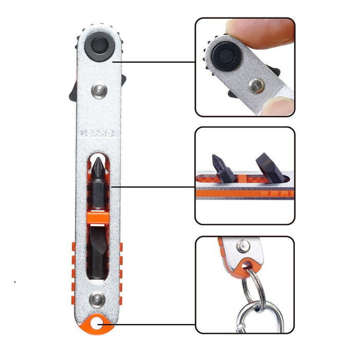 Vessel Ultra Thin Plate Bent-Up Ratchet Driver TD-77-Kiichin - The #1 Place for Japanese Goods in Your Hand!