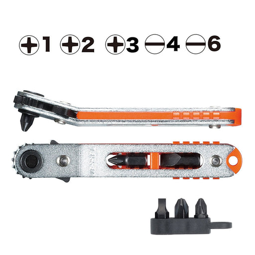 Vessel Ultra Thin Bent-Up Ratchet Driver TD-78 - Premium Quality Tool-Kiichin - The #1 Place for Japanese Goods in Your Hand!