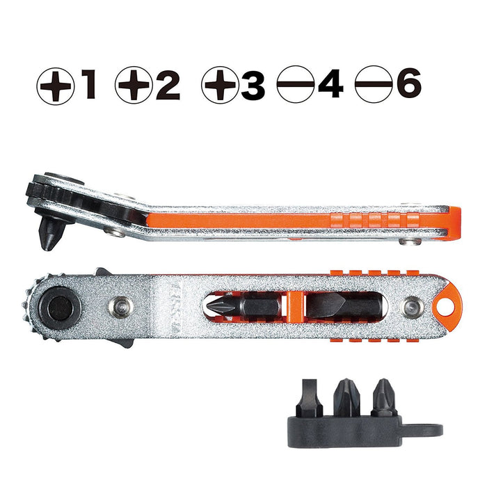 Vessel Ultra Thin Bent-Up Ratchet Driver TD-78 - Premium Quality Tool-Kiichin - The #1 Place for Japanese Goods in Your Hand!