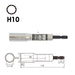 Vessel Deep Hole 12 Square Socket for Bolts and Nuts Width 10 - La201011-Kiichin - The #1 Place for Japanese Goods in Your Hand!