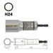 Vessel Deep Hole Socket 12 Square Width 24 For Nuts and Bolts - La202411-Kiichin - The #1 Place for Japanese Goods in Your Hand!