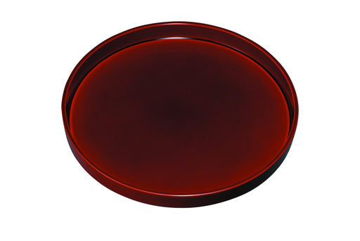 Yamaya Lacquerware Shop Yamaga Shikkiten Round Tray 30Cm Shunkei Finish-Kiichin - The #1 Place for Japanese Goods in Your Hand!