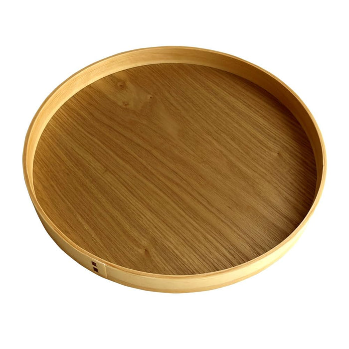 Yamaya Lacquerware Shop 27cm Magewappa Round Tray 5 Colors Plain Wood-Kiichin - The #1 Place for Japanese Goods in Your Hand!