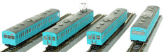 Rokuhan Z Gauge Jnr 103 Series Sky Blue 4-Car Train Set - Basic Low Cab Model-Kiichin - The #1 Place for Japanese Goods in Your Hand!