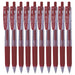 Zebra Sarasa Clip 0.5 Gel Ballpoint Pen Pack of 10 Red Color-Kiichin - The #1 Place for Japanese Goods in Your Hand!