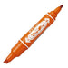 Zebra 10-Piece High Mackie Oil Pen Set in Vibrant Orange Model B-Mo-150-Mc-Or-Kiichin - The #1 Place for Japanese Goods in Your Hand!