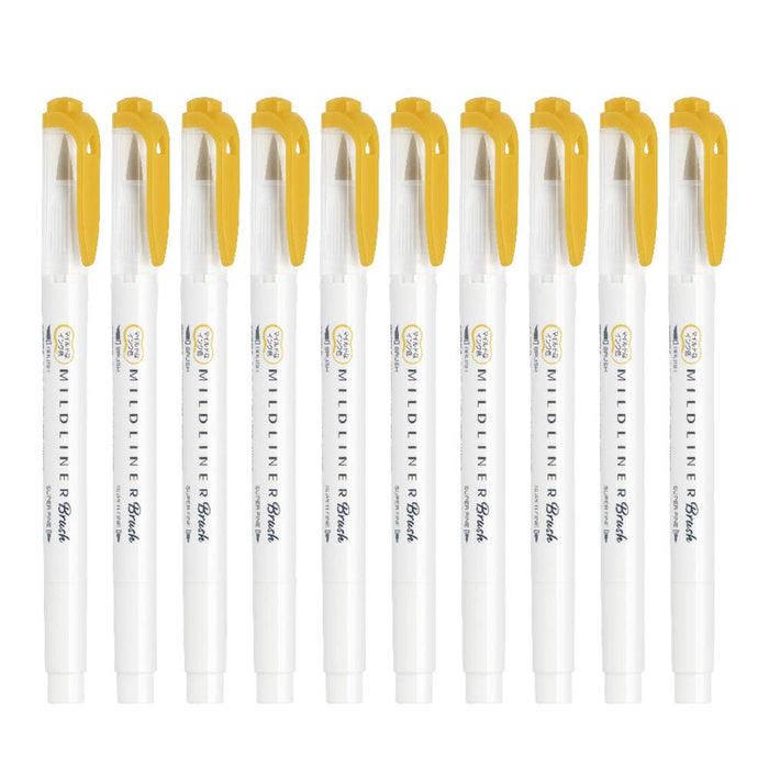 Zebra Mild Liner Gold Highlighter 10-Piece Set in Blush B-Wft8-Mgo-Kiichin - The #1 Place for Japanese Goods in Your Hand!