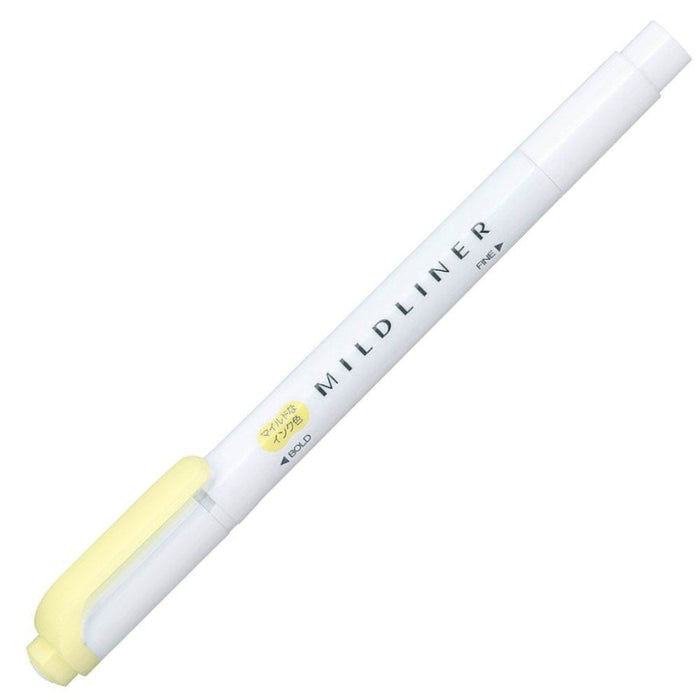 Zebra Mild Liner Highlighter Pack Yellow - Set of 10 Pieces-Kiichin - The #1 Place for Japanese Goods in Your Hand!