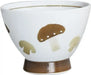 Ippinsha Hasamiyaki Vegetable Rice Bowl with Mushroom Design