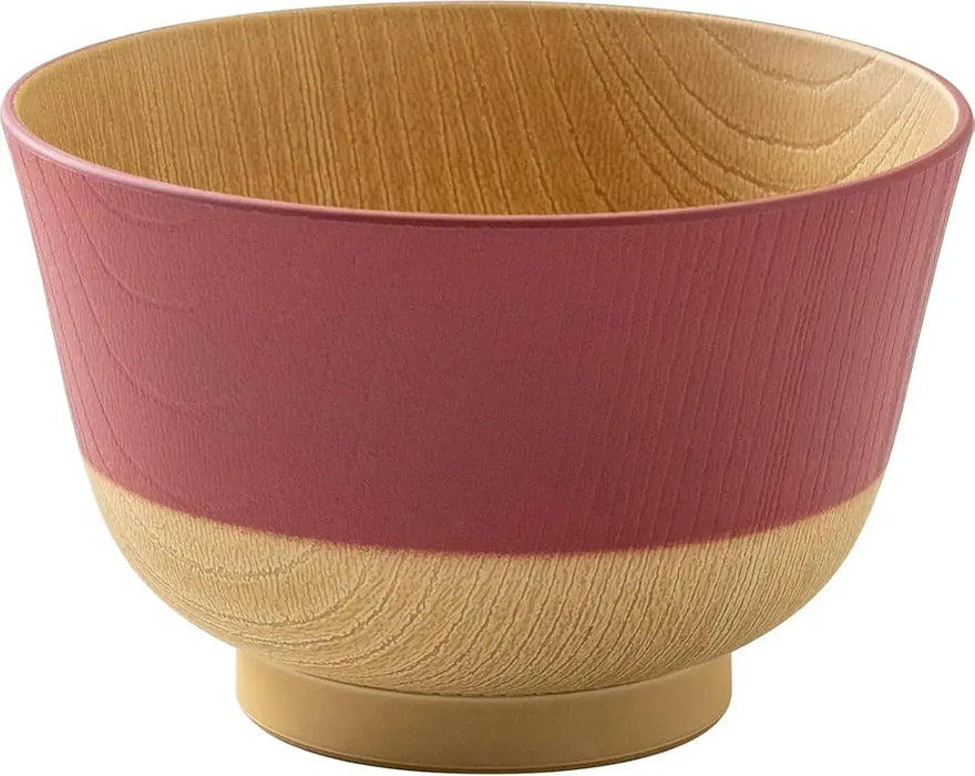 Kano Gentle Colors Antibacterial Soup Bowl Scarlet Durable Plastic