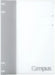 Kokuyo Campus Notebook-like Binder Positive Relax 2 x 2 Ring B5 - Gray-1 - 4901480380193
