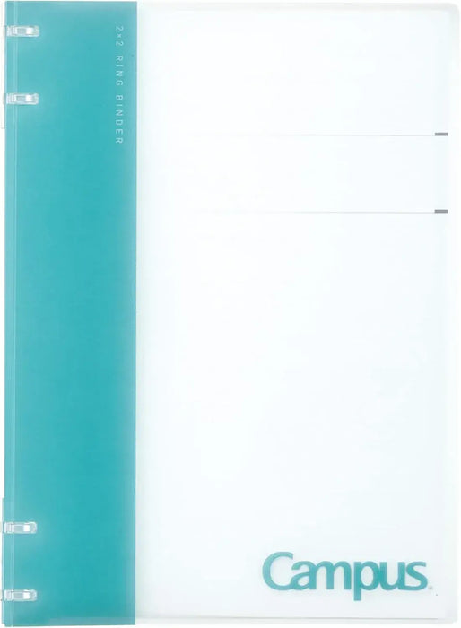 Kokuyo Campus Notebook-like Binder Positive Relax 2 x 2 Ring B5 - Light Blue - 4901480380223