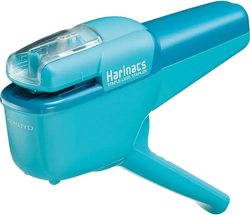 Kokuyo Harinax Needleless Stapler Handy 10-Sheet Binding - Blue - 791836870546 788115219745