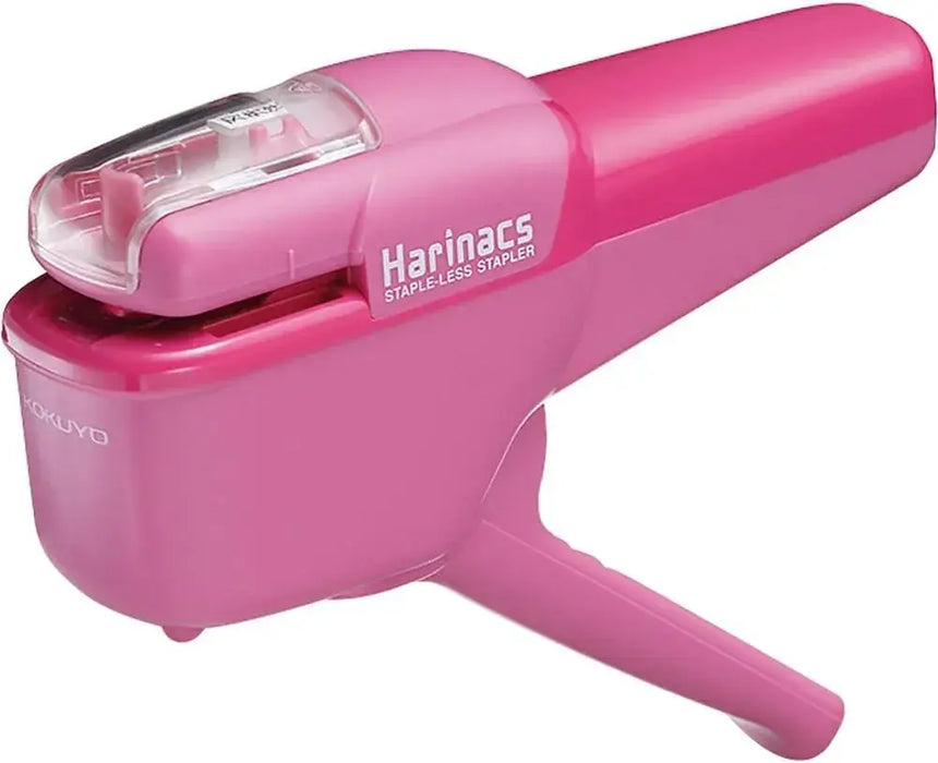 Kokuyo Harinax Needleless Stapler Handy 10-Sheet Binding - Pink - 4901480287478