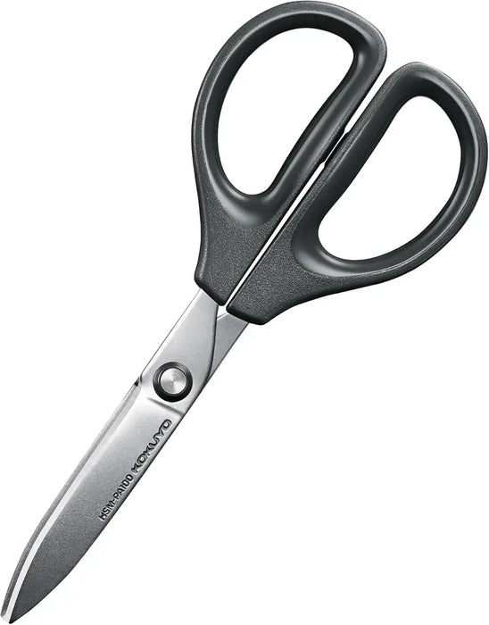 Kokuyo Saxa Glueless Blade Scissors HSM-PA100W - Black - 4901480395456
