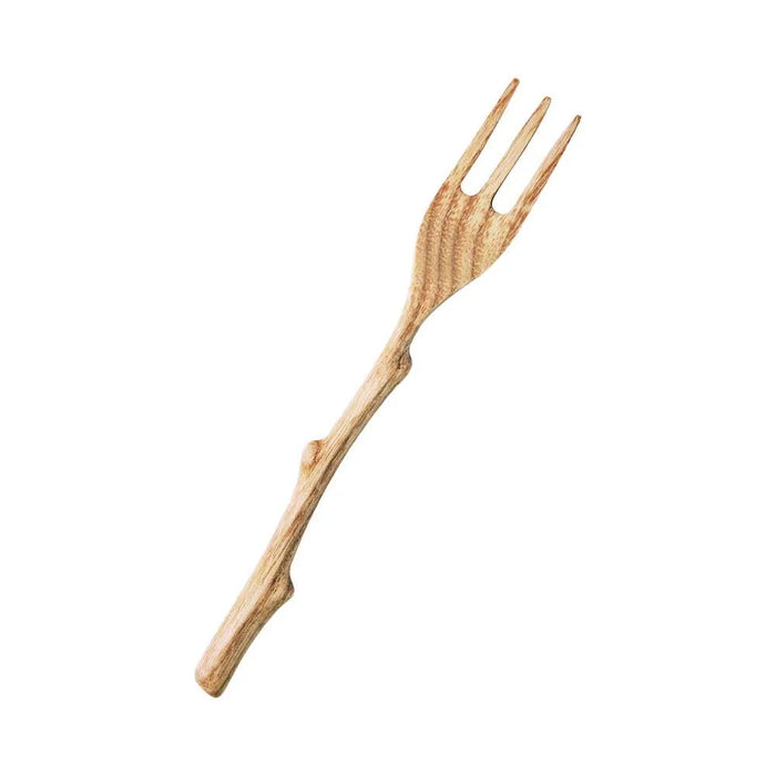 Large Doshie Fork Branch Cutlery 7.3 x 1.1 Inches by Yamaco - Cendre Small Fork 13.5cm
 - 4988484090112