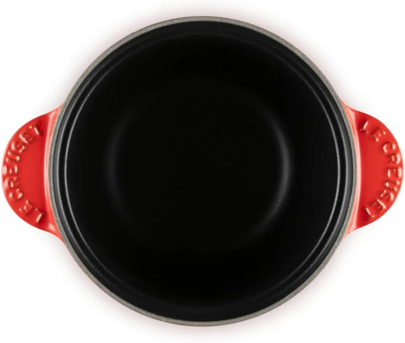 Le Creuset Cast Enameled Two-Handed Cocotte Pot 18 Cherry Red Oven Safe Le Creuset
