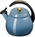 Le Creuset Crochet Kettle 0.7 Gal Chambray Gold Knob Gas Induction Compatible Le Creuset