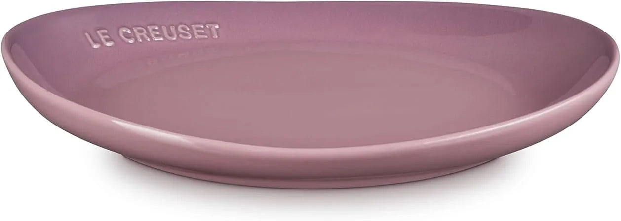 Le Creuset Flora Plate 9.4 Inch Mauve Pink Heat and Cold Resistant Le Creuset