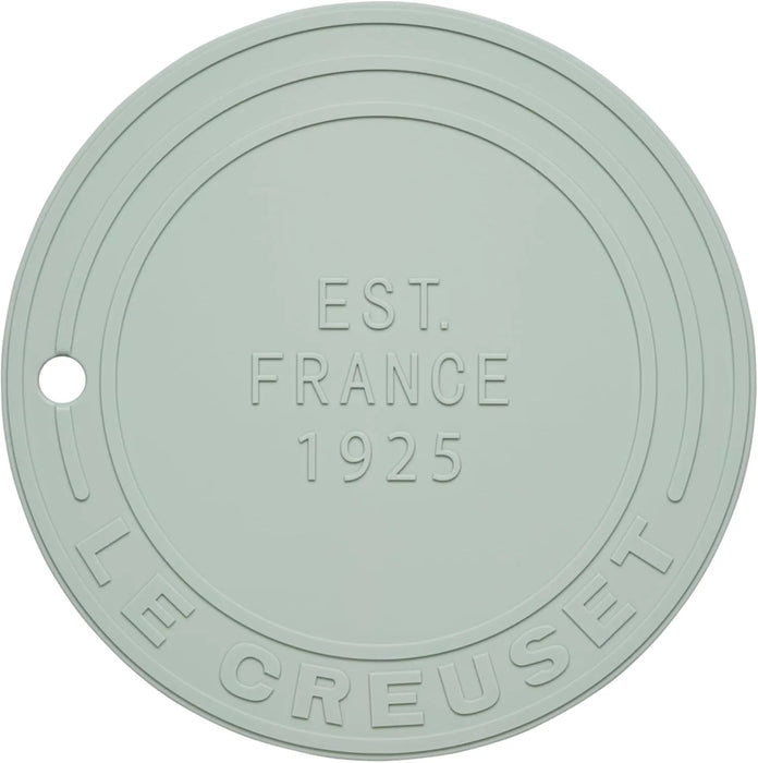 Le Creuset Silicone Trivet Cherry Red Heat and Cold Resistant with Hook Storage Le Creuset - Sea Salt
 - 0630870337458