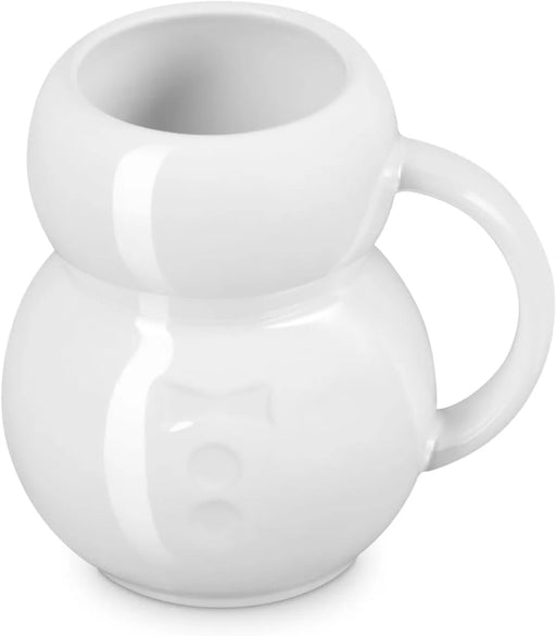 Le Creuset Snowman Mug 11.8 fl oz Heat and Cold Resistant White Raster Le Creuset