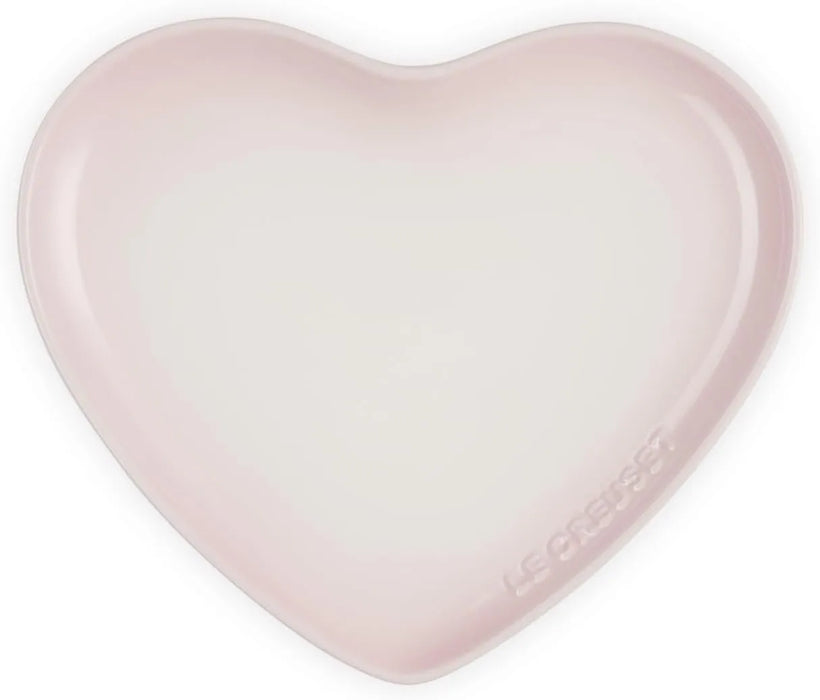 Le Creuset Sphere Heart Plate 9.1 Inch Shell Pink Heat and Cold Resistant Le Creuset