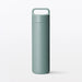Muji Vacuum Insulated Thermal Bottle with Handle Type - Smoky Green 500ml - 4550723112659
