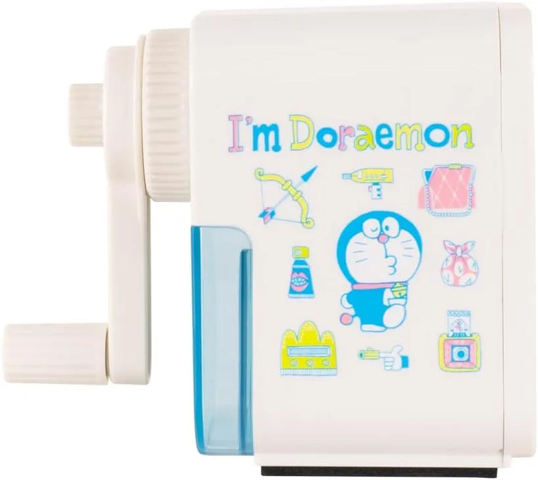 Nakabayashi Doraemon Manual Pencil Sharpener Mini White