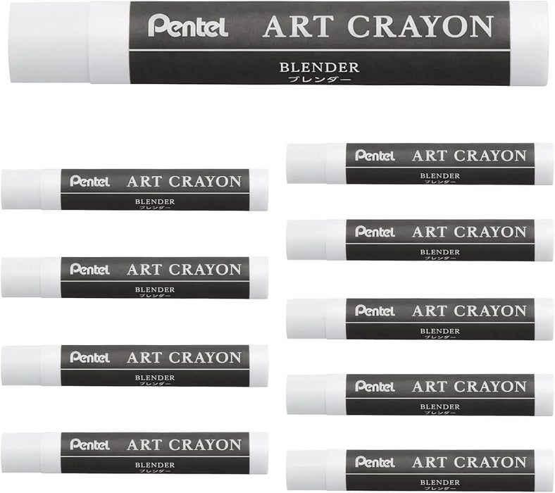 Pentel PTAC Art Crayons Creative Drawing Supplies - Blender - 4902506437006
