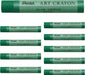 Pentel PTAC Art Crayons Creative Drawing Supplies - Viridian - 4902506426666