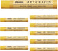 Pentel PTAC Art Crayons Creative Drawing Supplies - Deep Cad Yellow - 4902506426604