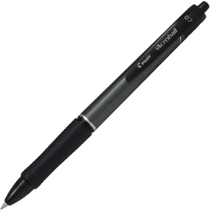 Pilot BAB150FT10MR Oil Based Ballpoint Pen Acro Ball T Series - Metallic Black - 4902505573712