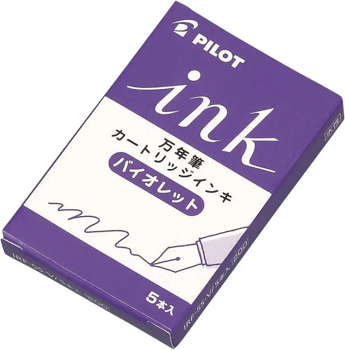 Pilot IRF50S10V Fountain Pen Cartridges Violet Pack of 50