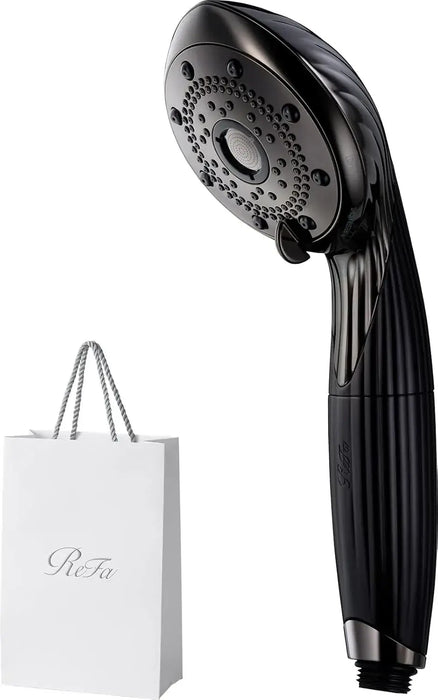 ReFa Fine Bubble Pure Facial Cleansing Device with Cartridge - Black Shopper - 4974011805519