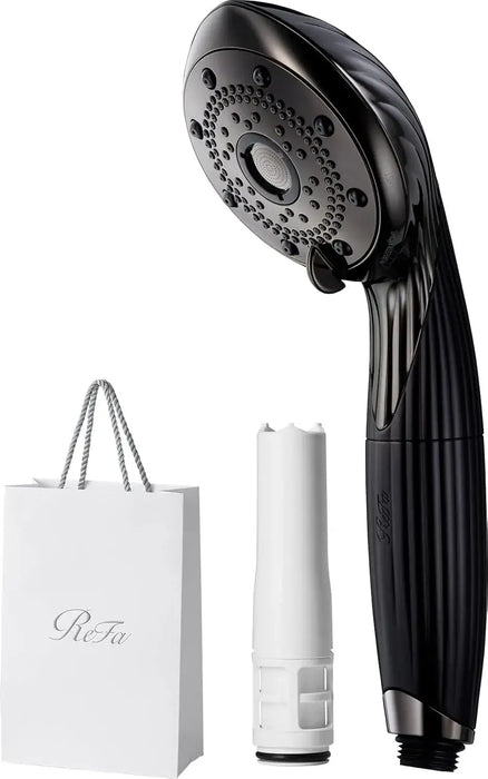 ReFa Fine Bubble Pure Facial Cleansing Device with Cartridge - 2 Black - 4974011805502