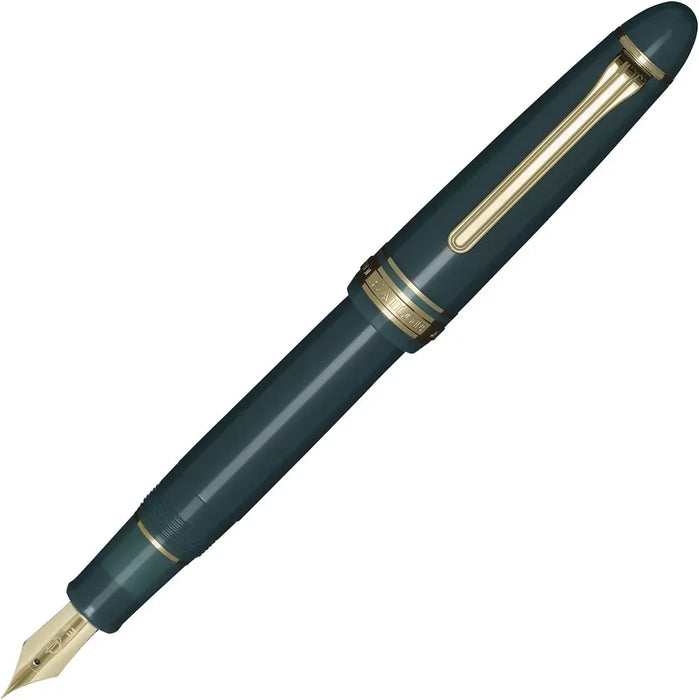 Sailor Profit Casual L Basis Gold Trim Fountain Pen Japan Fine Nib - Green - 4901680611721