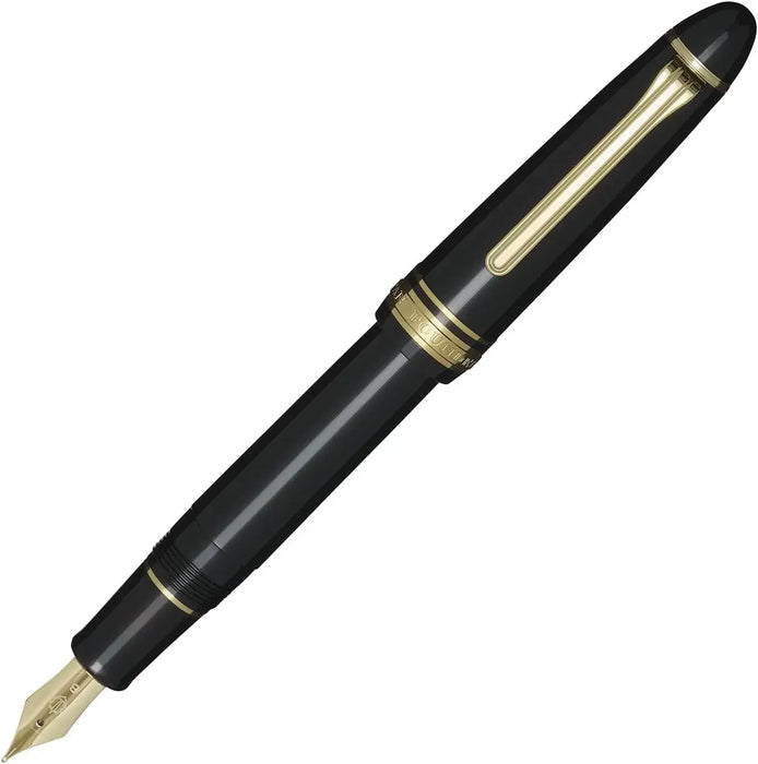 Sailor Profit Casual L Basis Gold Trim Fountain Pen Japan Fine Nib - Black Medium Thin - 4901680611585
