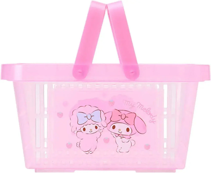 Sanrio Hello Kitty Basket Storage Organizer - Pink - 4550624113113