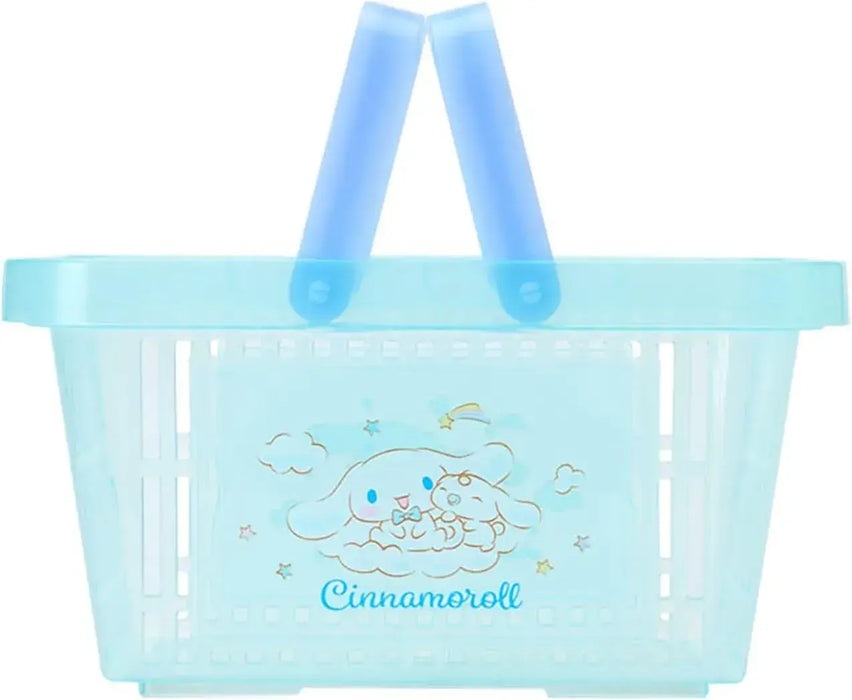 Sanrio Hello Kitty Basket Storage Organizer - Pale Blue - 4550624113120