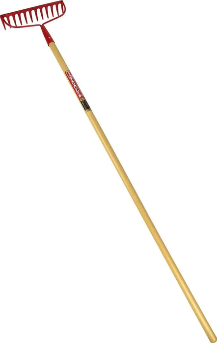Senkichi American Rake Wooden Handle Garden Tool