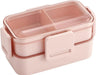 Skater 2-Tier Lunch Box Dishwasher and Microwave Safe Made in Japan - Pink 600ml - 4973307725999