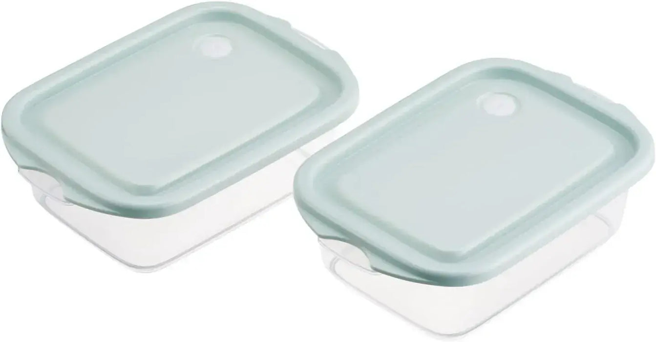 Skater 2-Tier Lunch Box Dishwasher and Microwave Safe Made in Japan - Green - 4973307726033