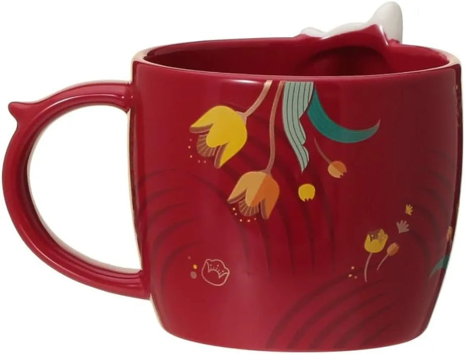 Starbucks New Year Bear Mug 12oz Zodiac Horse Noon Design