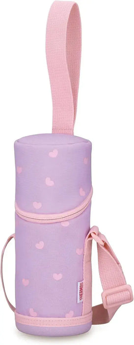 Thermos MYbottle Pouch with Strap Carrying Case - Purple Heart 350-400ml - 4562344396639