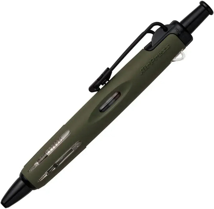 Tombow Airpress Oil-Based Ballpoint Pen Pressurized Ink - Khaki - 4901991130867