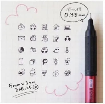 Tombow Permanent Ballpoint Pen Monograph Light 038 Beige Axis FCF-111F by Tombow