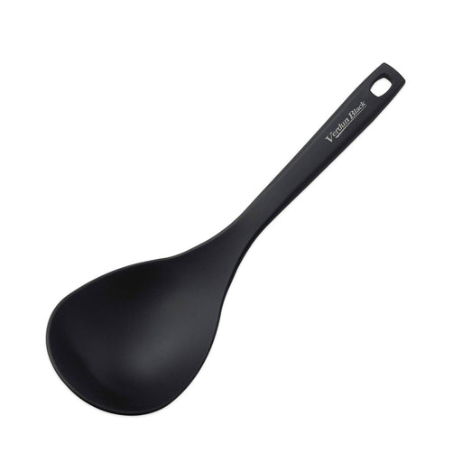 Shimomura Kougyou Antibacterial Vb-204 Black Nylon Spoon Japan Made Dishwasher Safe-Kiichin - The #1 Place for Japanese Goods in Your Hand!