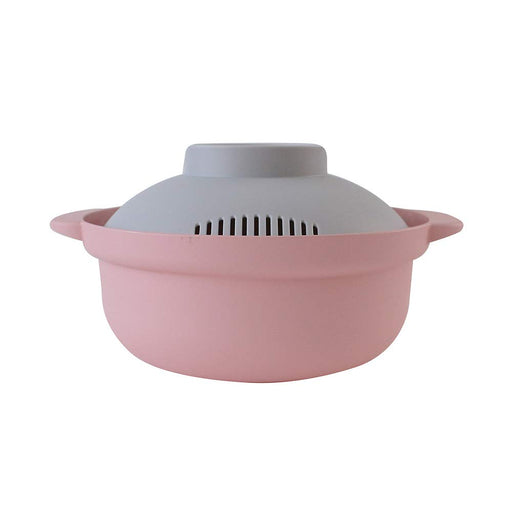 Convenient Microwave Pot - Japan Recopo Pink Nim-118-Pk-Kiichin - The #1 Place for Japanese Goods in Your Hand!